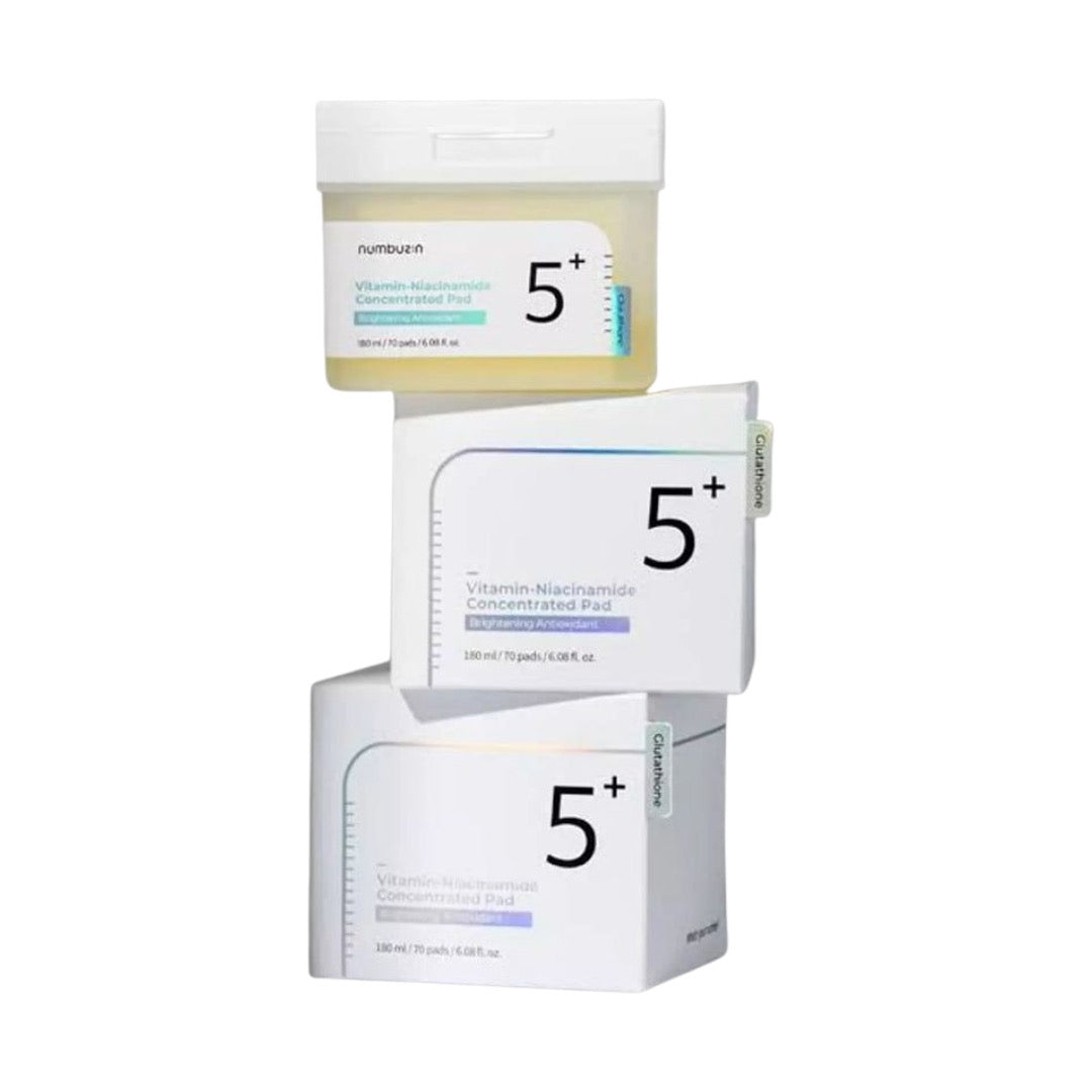 Numbuzin – No.5 Vitamin-Niacinamide Toner Pads (180ml)