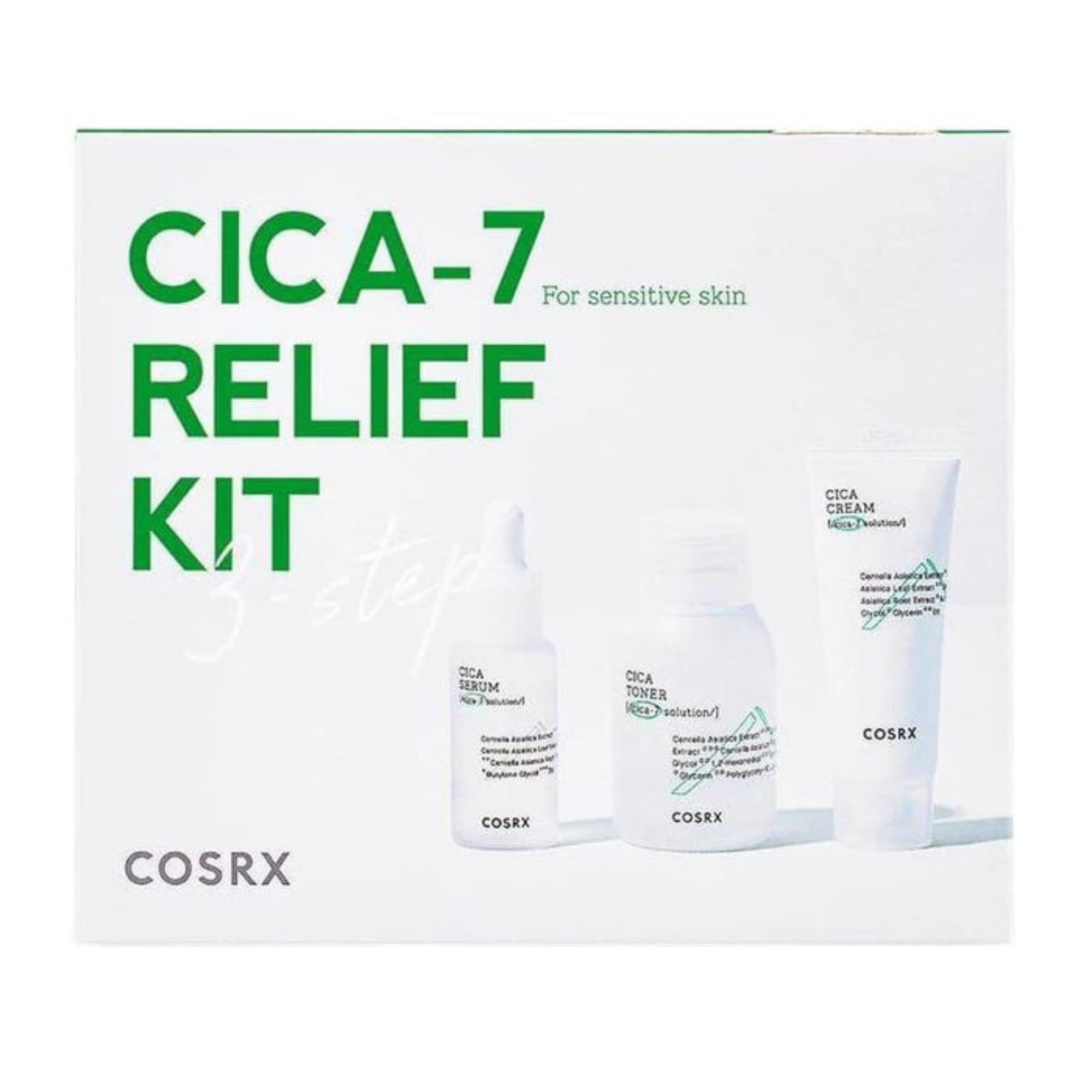 Cosrx Cica-7 Relief Kit For Sensitive Skin