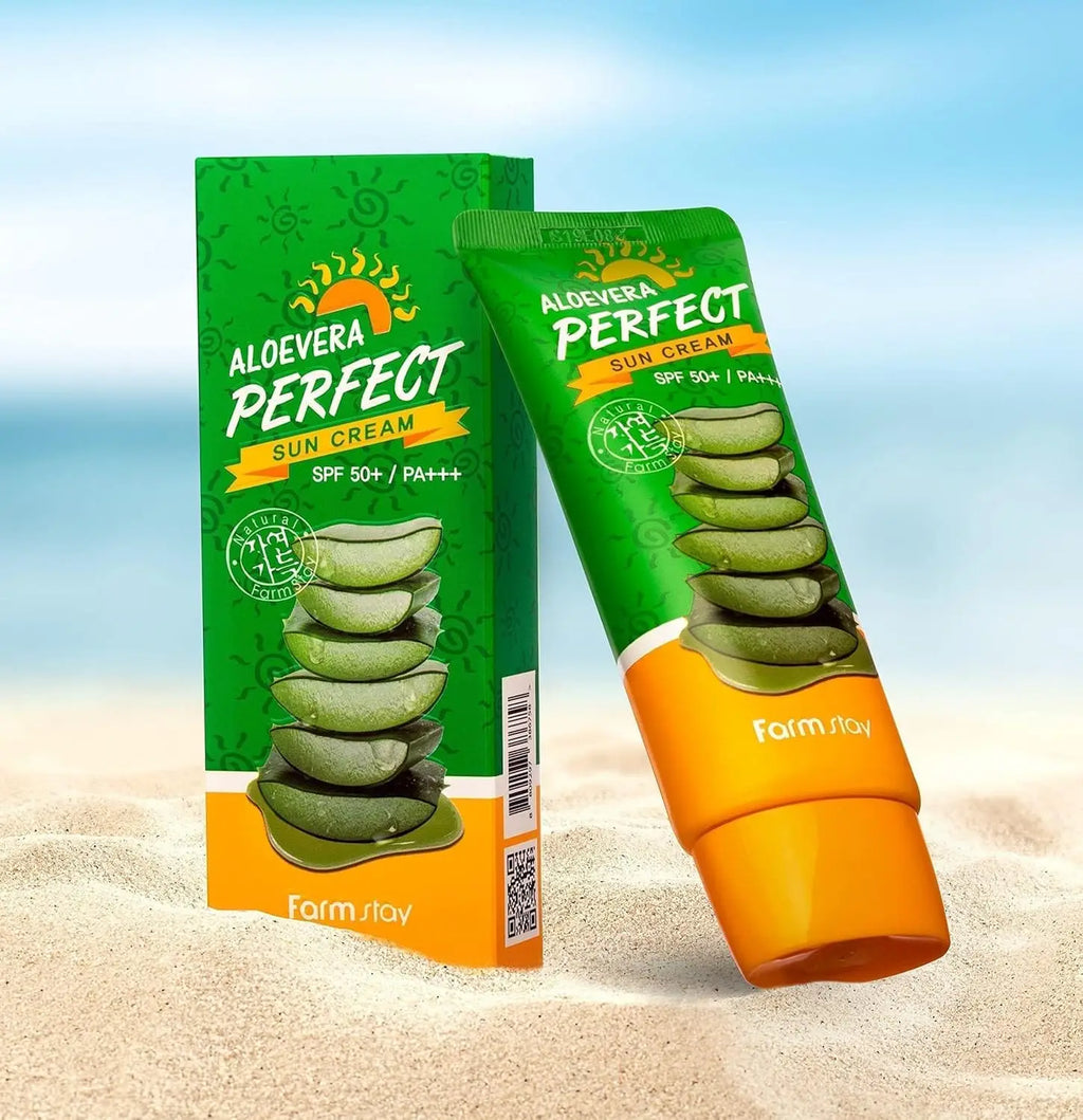 Farmstay Aloe Vera Perfect Sun Cream - 70G