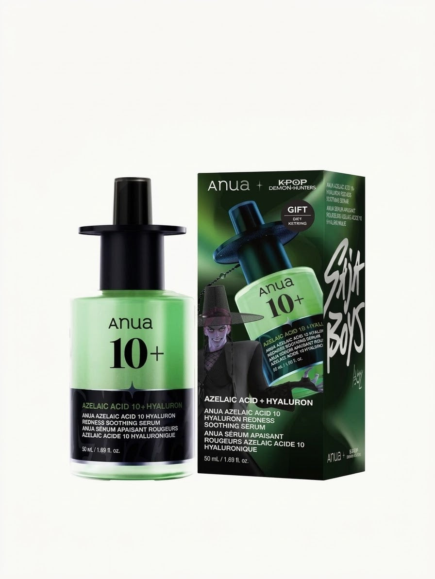 Anua Kpop Demon Hunters Azelaic Acid 10 Hyaluron Redness Soothing Serum 50ml
