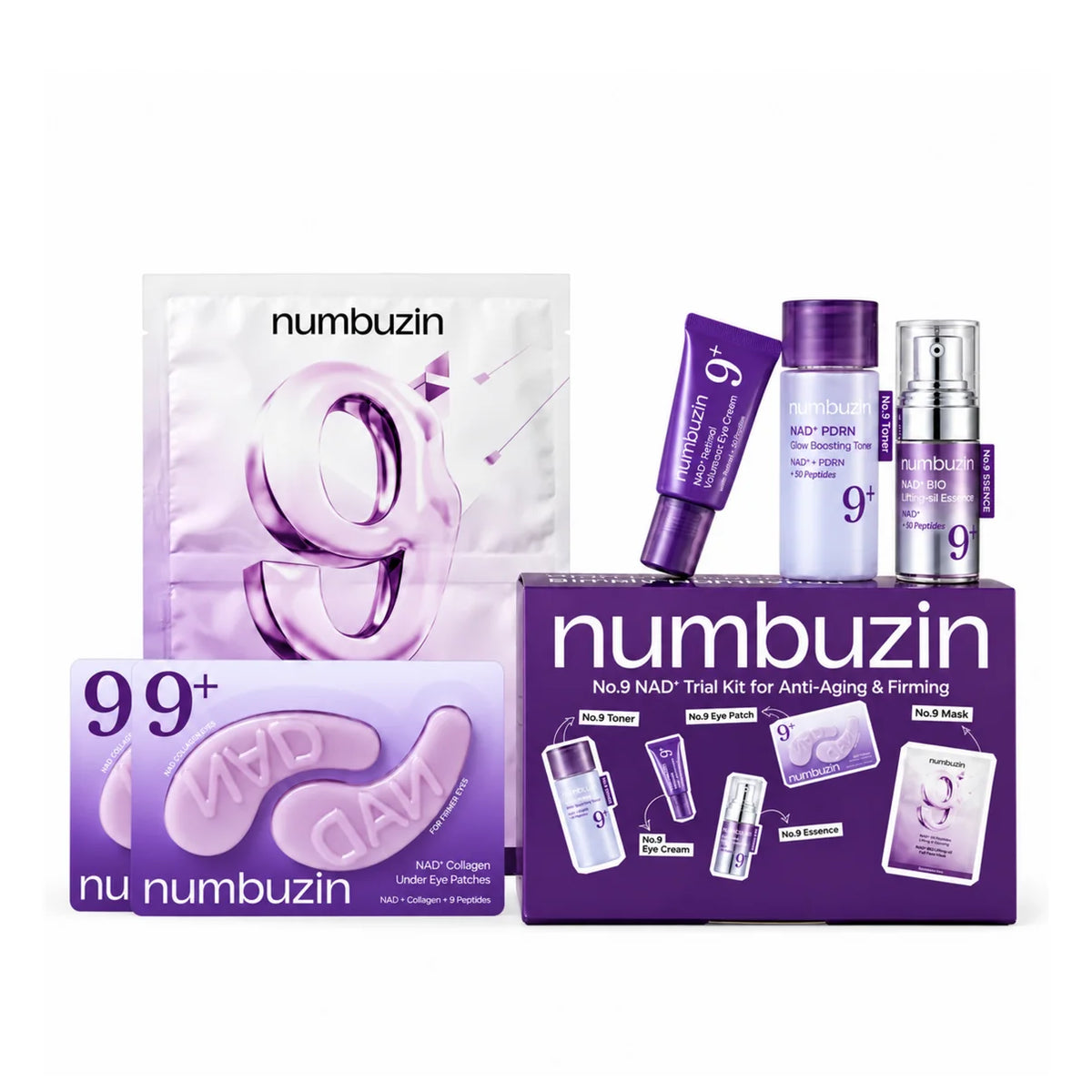 Numbuzin No.9 NAD+ Trial Kit for Anti-Aging & Firming