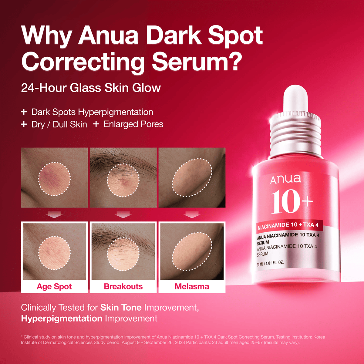 Anua Niacinamide 10% + TXA 4% Serum - 30 ml