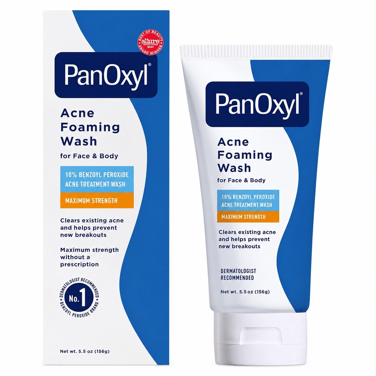 PanOxyl Acne Foaming Wash Benzoyl Peroxide 10% 156g