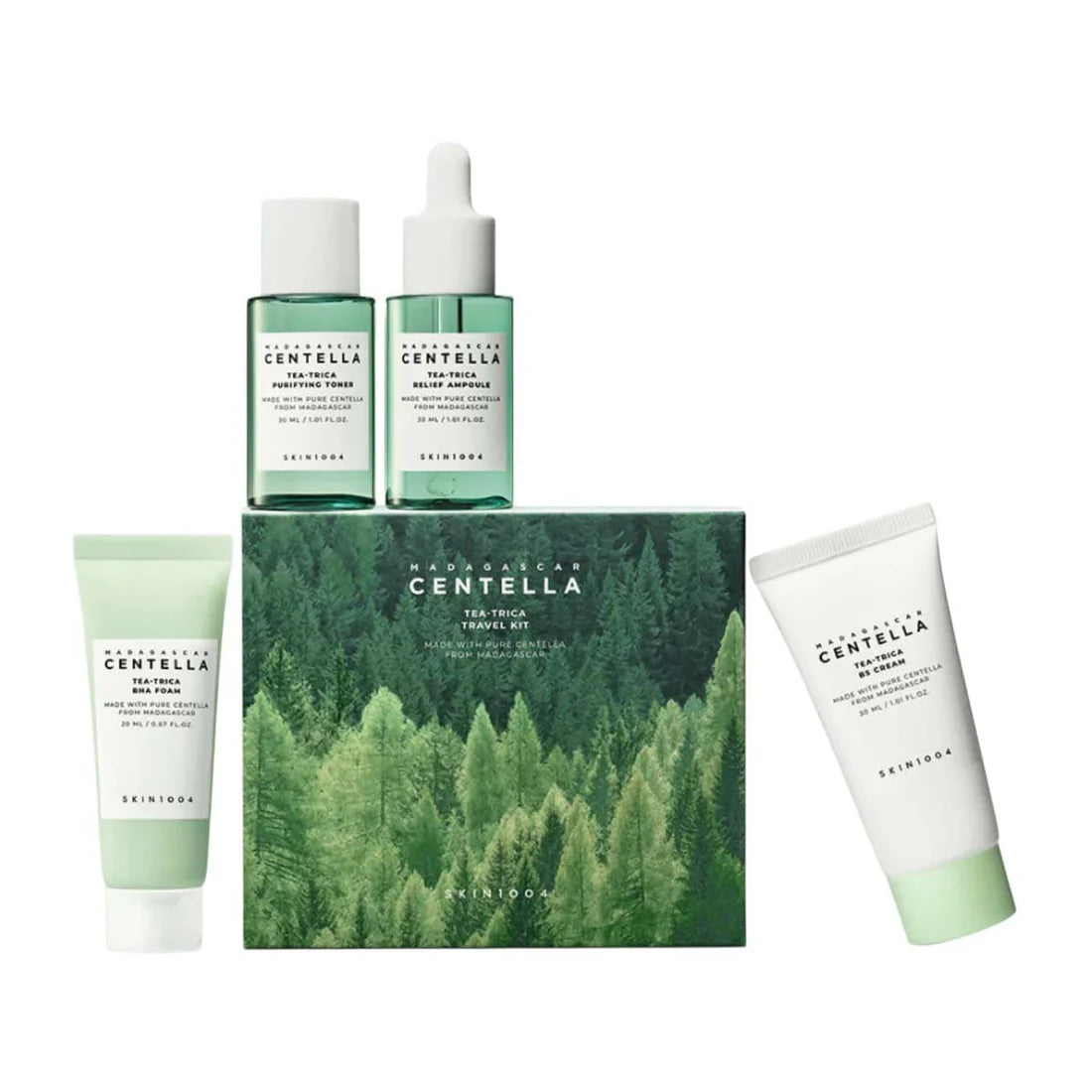 Skin1004 Madagascar Centella Tea Trica Travel Kit