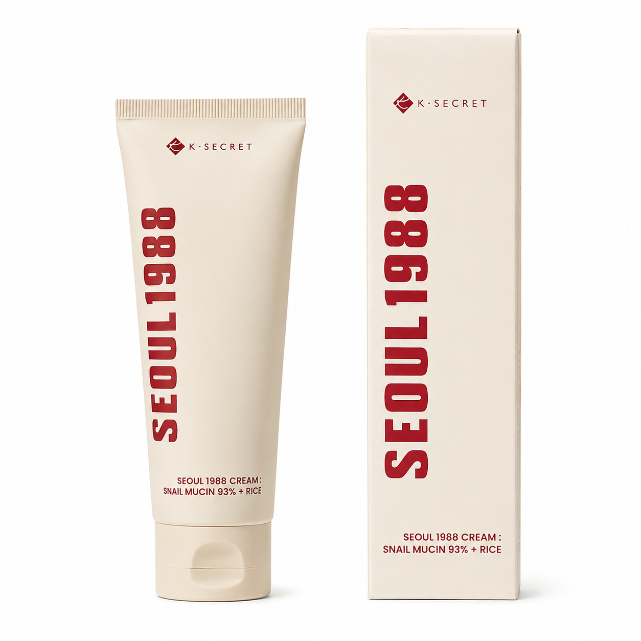SEOUL 1988 CREAM : SNAIL MUCIN 93% + RICE