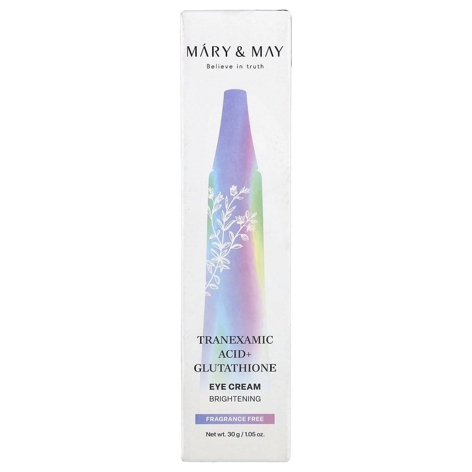 MARY & MAY Tranexamic Acid + Glutathion Eye Cream - 30ml