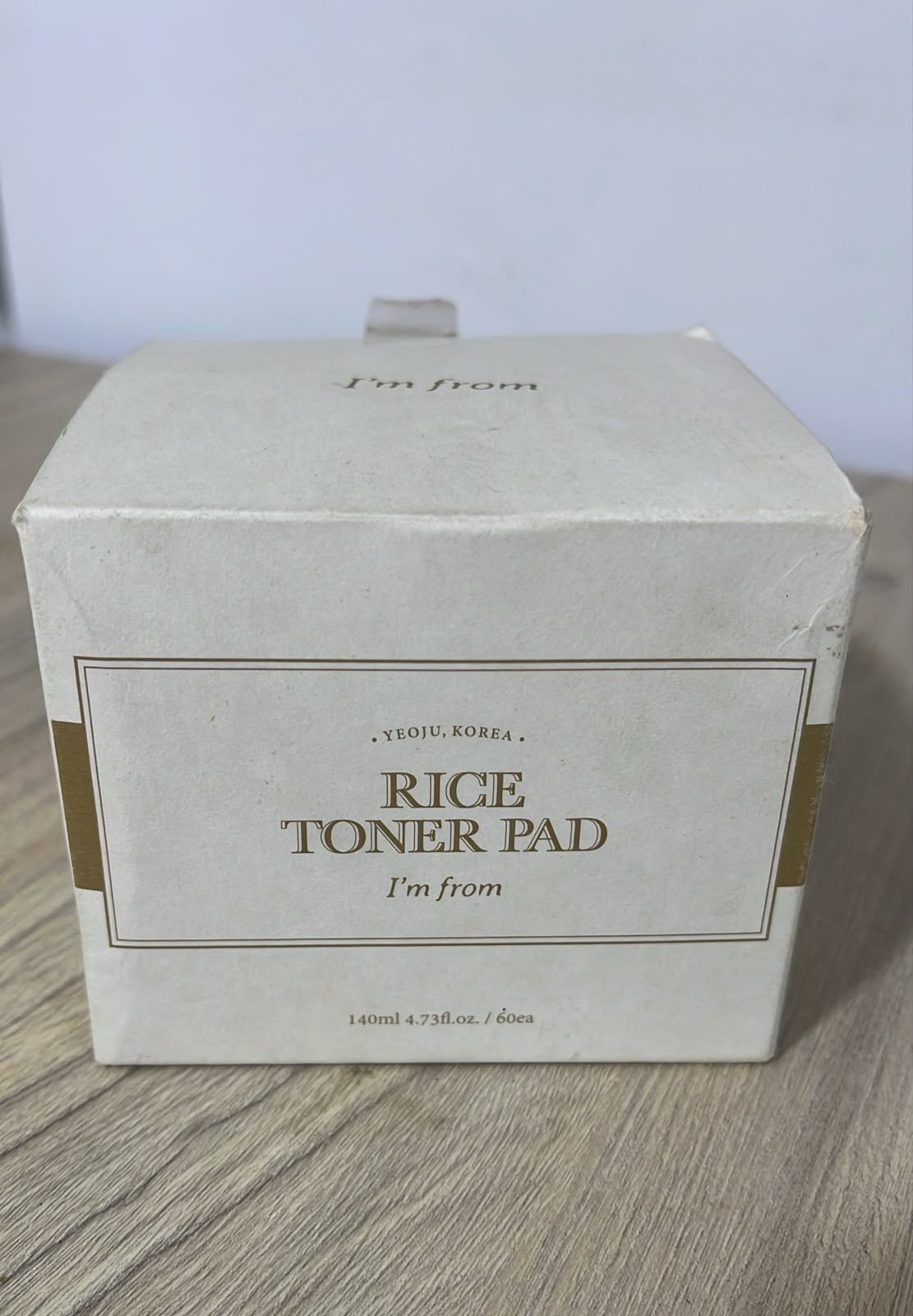 i’m  from- Rice Toner Pad 140ml-IT01