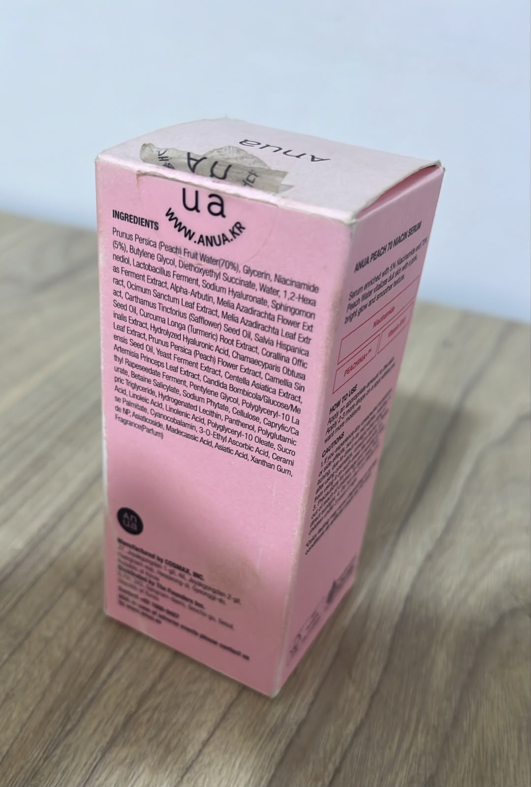 Anua Peach 70% Niacinamide Serum 30ml-AP01