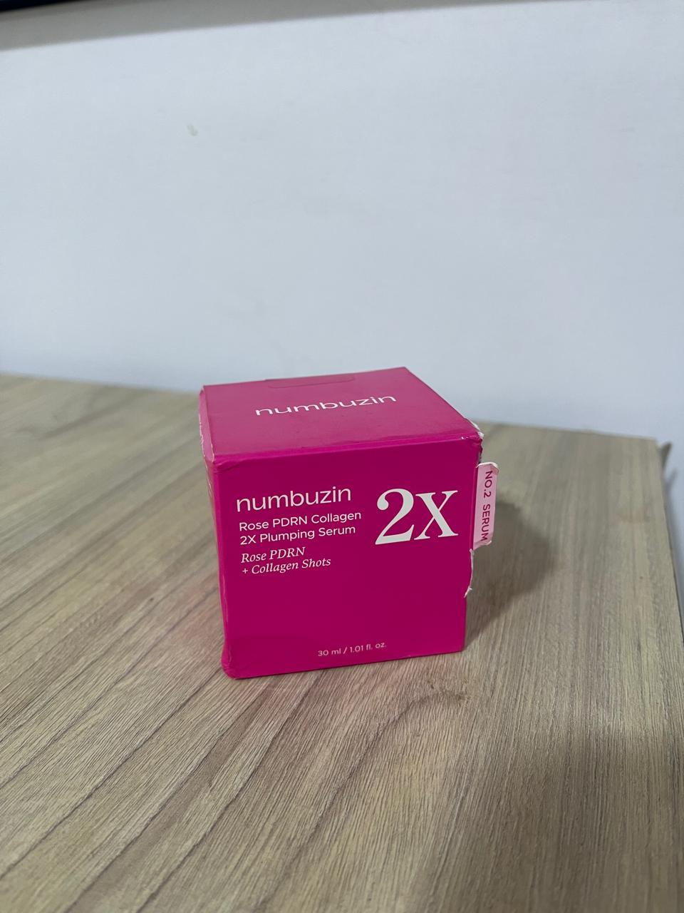 numbuzin No.2 Rose PDRN Collagen 2X Plumping Serum 30Ml-NS01