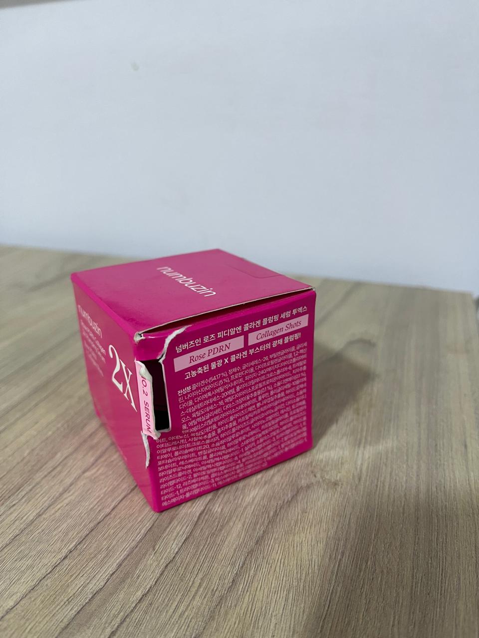 numbuzin No.2 Rose PDRN Collagen 2X Plumping Serum 30Ml-NS01