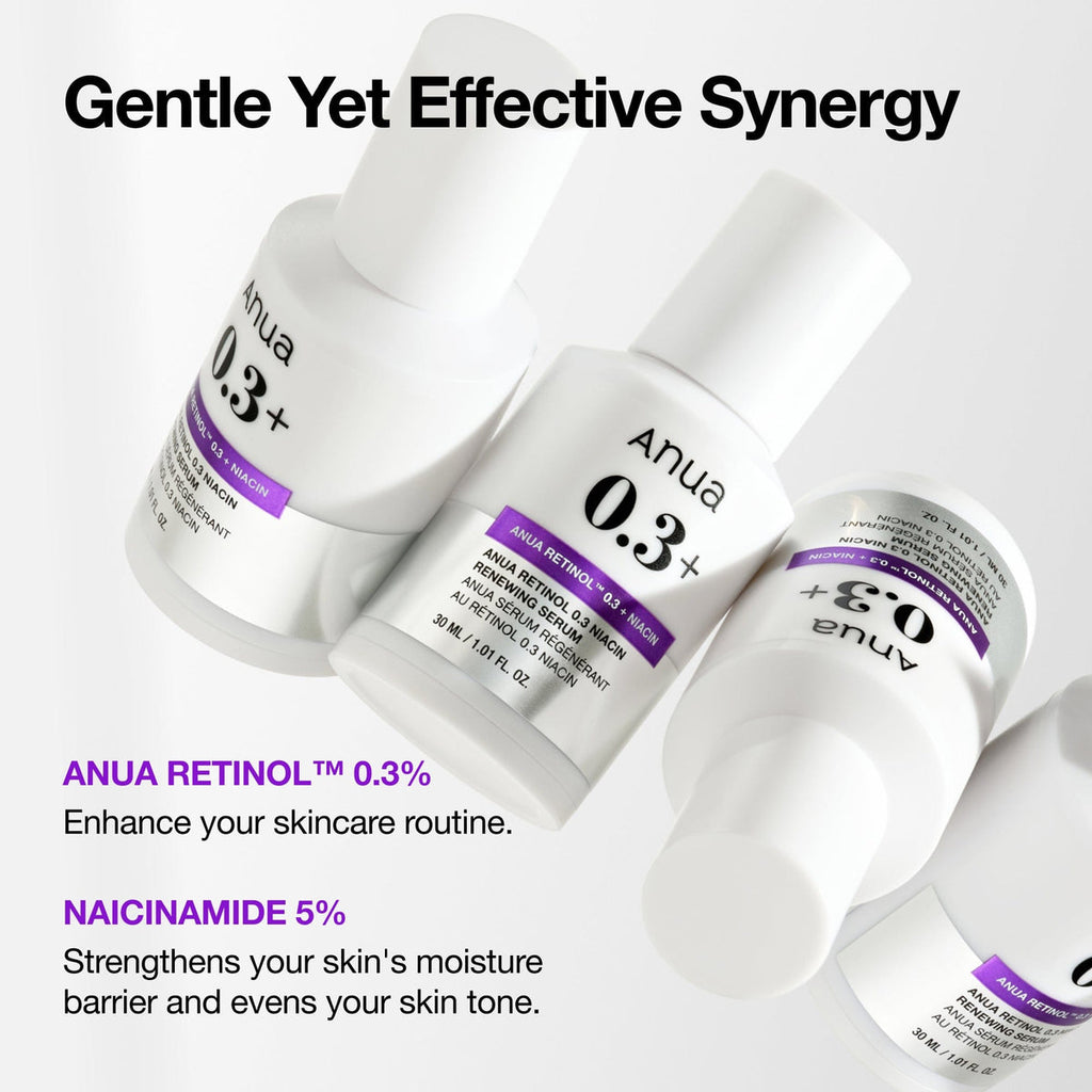 Anua Nano Retinol™ 0.3% + Niacin Renewing Serum   - 30 ml