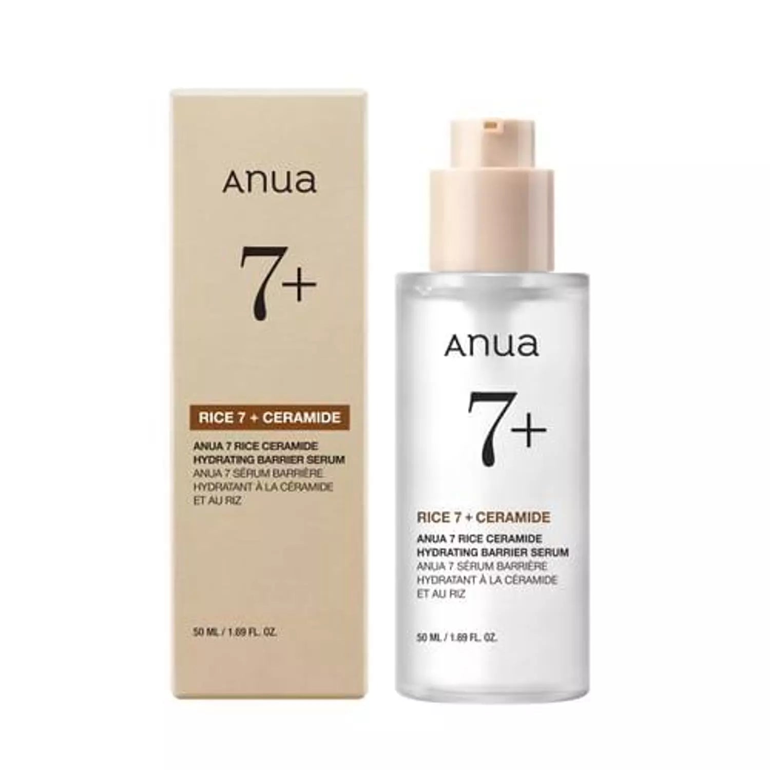 Anua Rice Ceramide 7 Hydrating Barrier Serum - 50ML