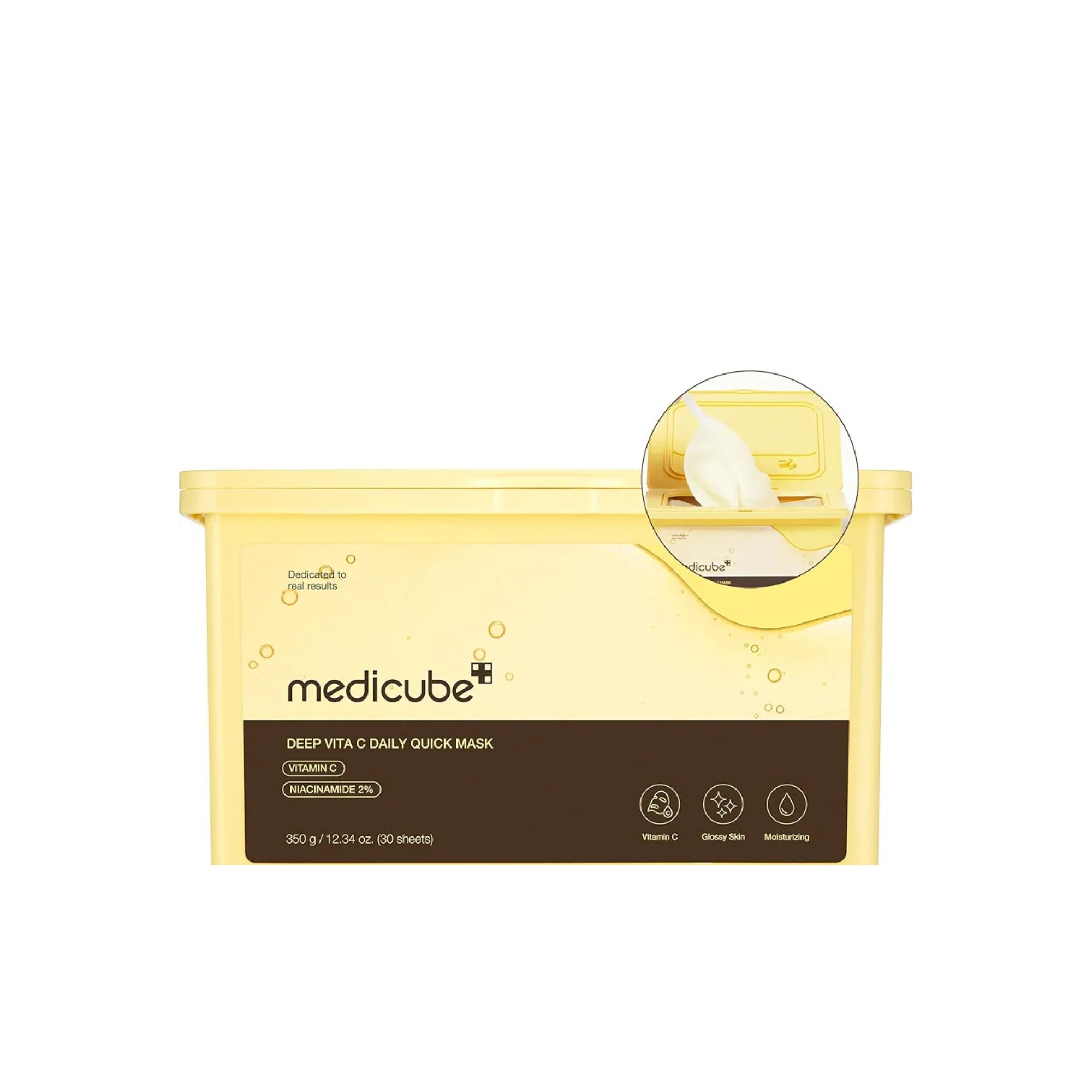 MEDICUBE Vita C Daily Quick Mask – 30 sheets - 350 ml