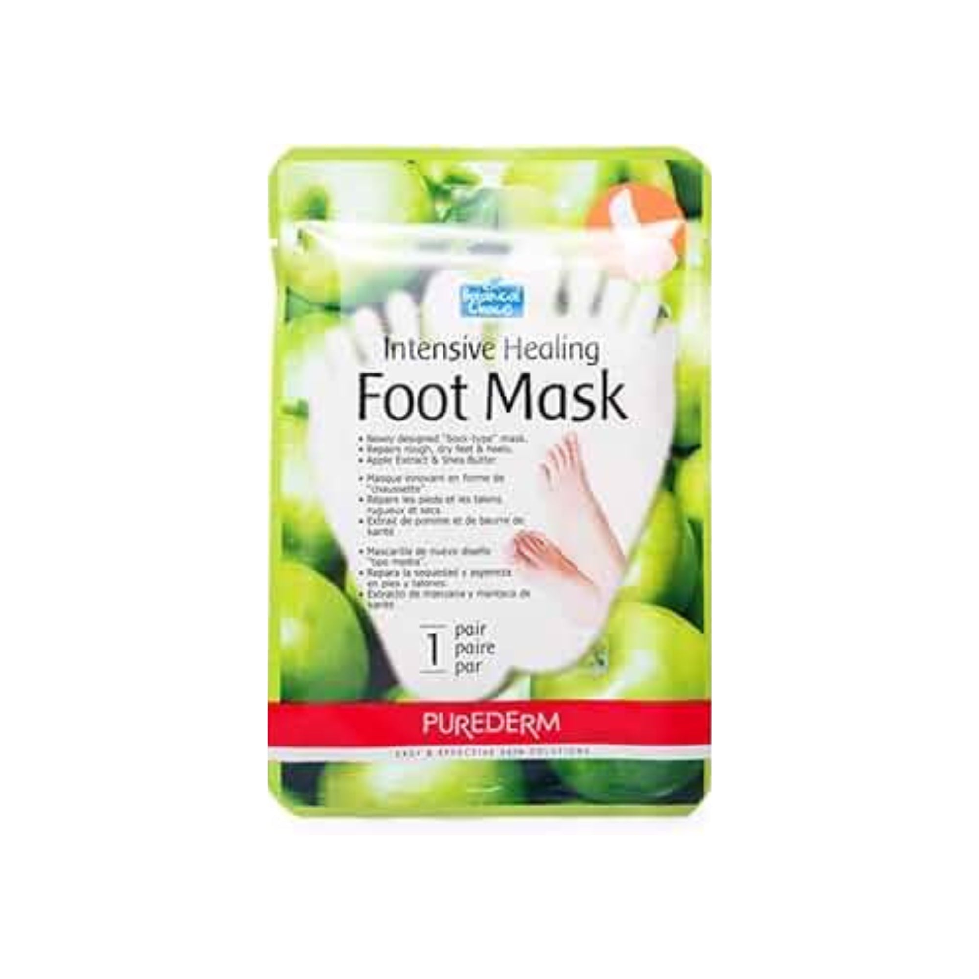 Purederm Intensive Healing Foot Mask Apple