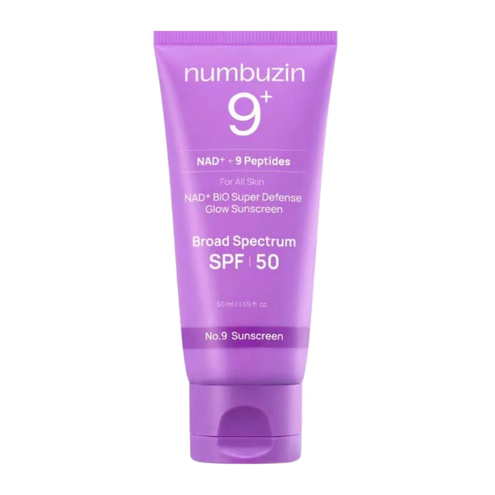 Numbuzin No.9 NAD+ BIO Super Defense Glow Sunscreen 50ml