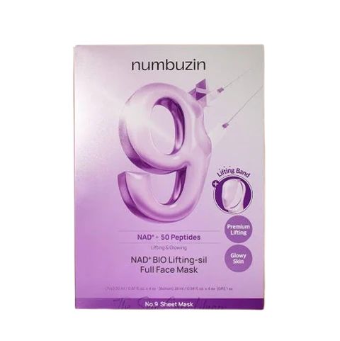 Numbuzin No.9 NAD+ Bio Lifting-Sil Full Face Mask “per one”