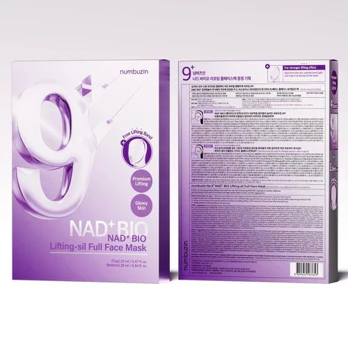 Numbuzin No.9 NAD+ Bio Lifting-Sil Full Face Mask “per one”