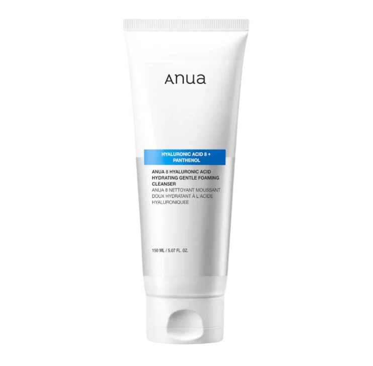 Anua Hyaluronic Acid 8+ Panthenol Hydrating Gentle Foaming Cleanser – 150 ml